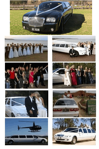 Images of different limousines
